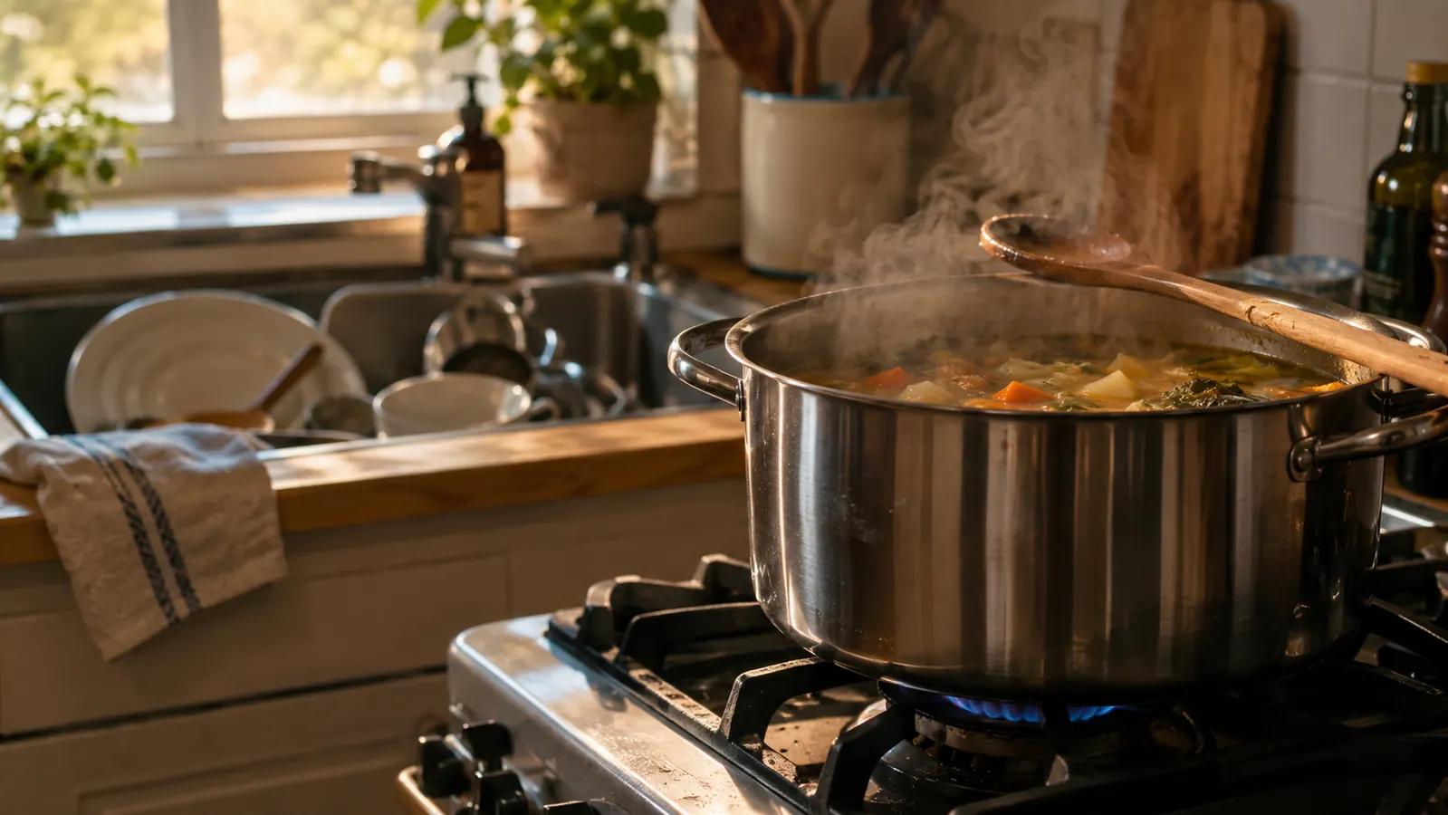 How to Make Smooth Soup Right in the Pot With a Hand Blender